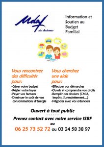 Plaquette information et soutien au budget familial - UDAF des Ardennes