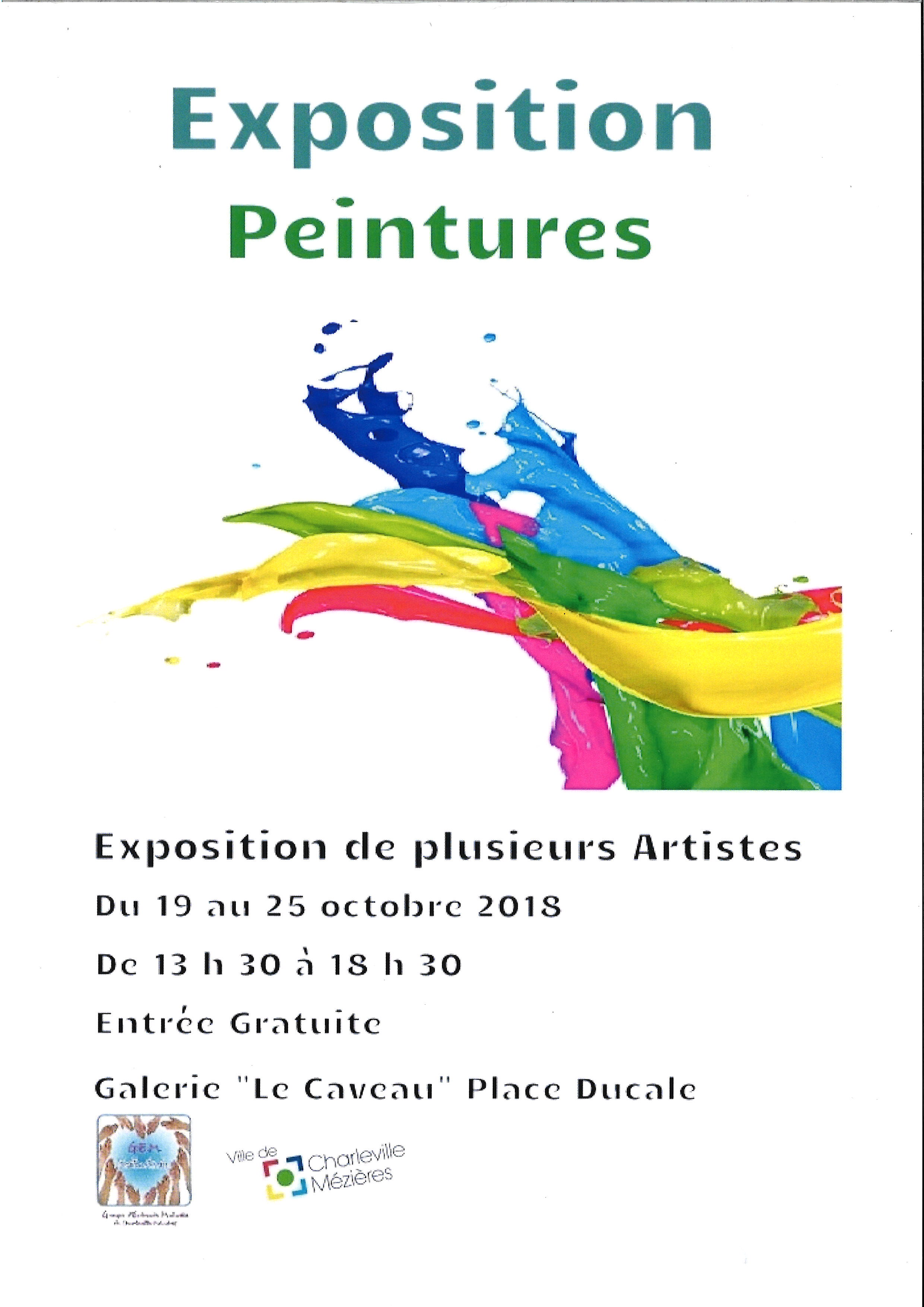 Affiche Expo Peinture Gem Sollicitude Udaf Des Ardennes